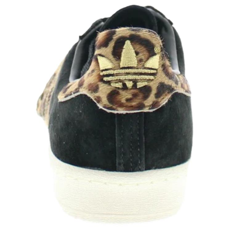 Adidas Originals x XLARGE Campus 80s Abrasion Resistant Low top Skateboard Shoes Men's Black Brown Q34551