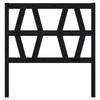 VidaXL Headboard Black 96x4x100 Cm Solid Pine Wood 818604