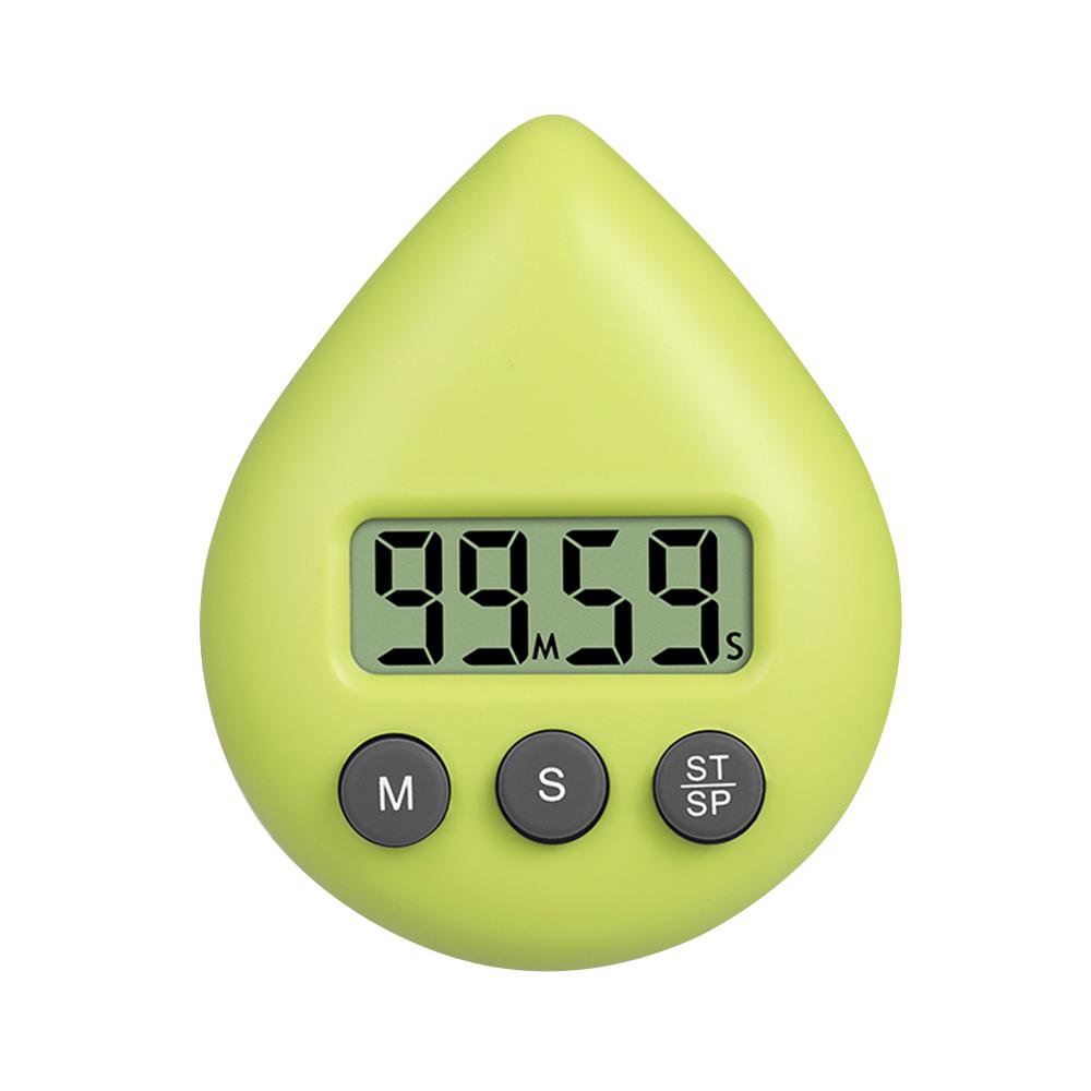 1-99 Minutes Electronic Digital Timer Loud Alarm Water Drop Shape Countdown Timer For Cooking Studying Homework Exercise Gadget