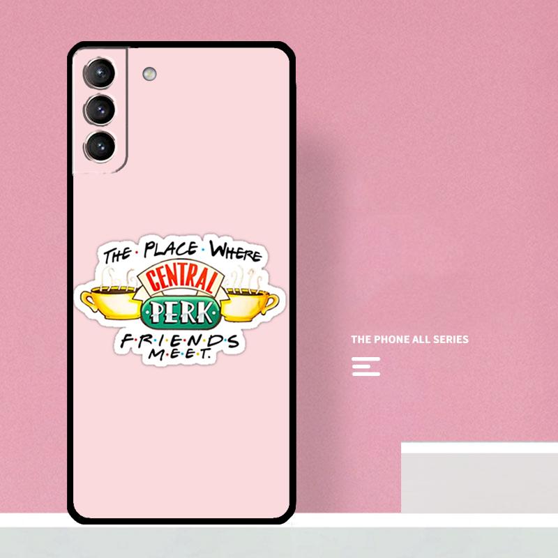 Central Perk Friends Phone Case For Samsung Galaxy S24 S26 Ultra S20 S21 S22 S23 S25 Plus S10 S25 FE Cover Coque