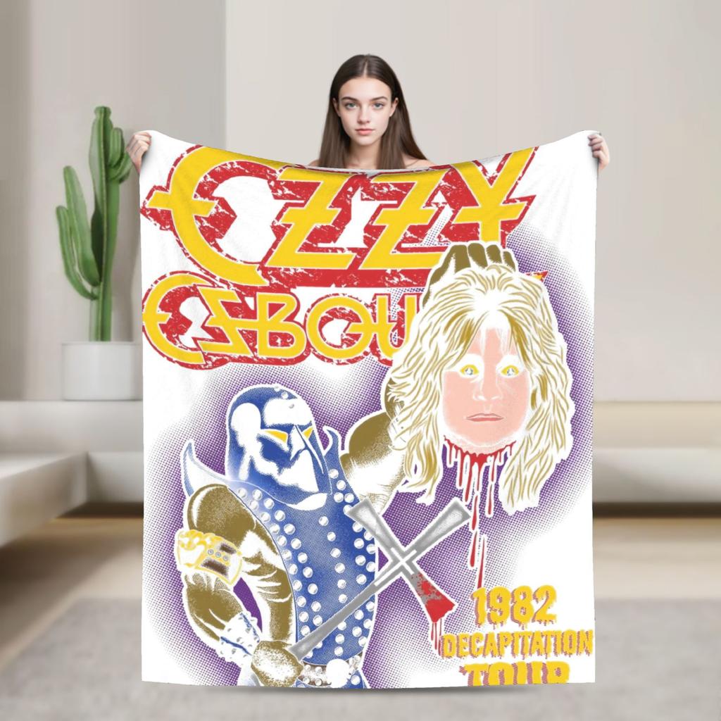 Ozzy Osbourne Blanket Quality Soft Bedding Throws Autumn Kids Bedroom Fluffy Bedspread