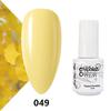 GELPOLISH Nail Art Set: Base, Top Coat, Transparent & White Gel Polishes