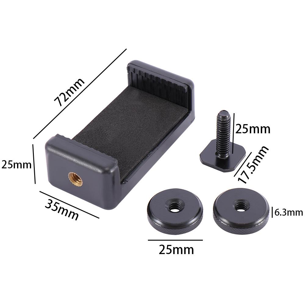 Black Screw Flash Clip Tripod Mount Adapter Hot Shoe Phone Holder Phones Accessories
