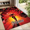 Custom Name "Iron Man: Power Glory" Carpet Rug Customizable Soft Washable Anti-Slip Home Living Room Sofa Mats Personalized Rug. 0909284