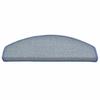 VidaXL Stair Treads 15 Pieces 65 X 24 X 4 Cm Light Grey and Blue Semicircular Large 322375