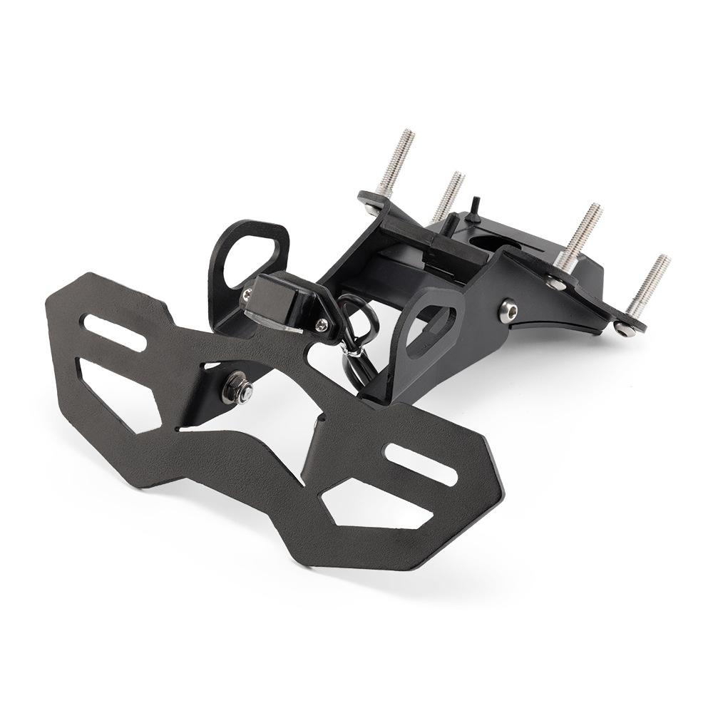 Rear Tail Tidy License Number Plate Holder Bracket with LED Light For Yamaha MT-