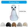 Realistic Synthetic Pet Hair Practice Dog Head Model For DIY Dog Grooming School Training And Styling Techniques Props