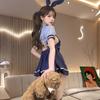 Sexy Lingerie Rabbit Police Officer Cos Underwear Pure Desire Uniform Suit Bunny Cosplay Maid Sweet Sister