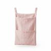 Solid Color Cotton Baby Crib Hanging Bag Multi Functional Newborn Storage Bag for Stroller Baby Infant Kids Bedding Hanging Bag