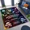 3D Retro Witch Ouija Gothic Spirit Board Rug for Bedroom Living Room Sofa Home Doormat Decor, Large Kids Play Non-slip Floor Mat