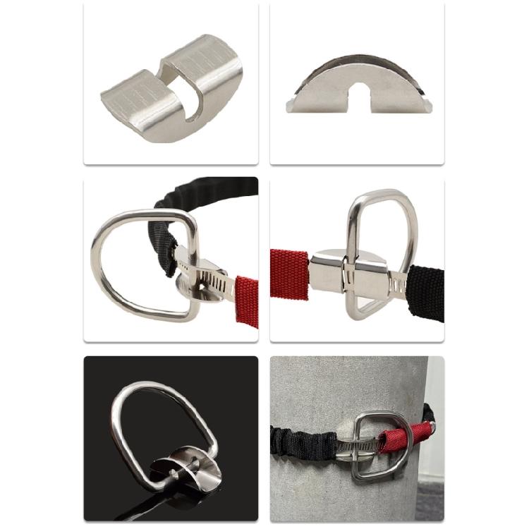 Scubas Diving Tanks Cylinder D Rings Holder Back Fly Side Positioning Buckles Base For Hose Clamps Easy To Install