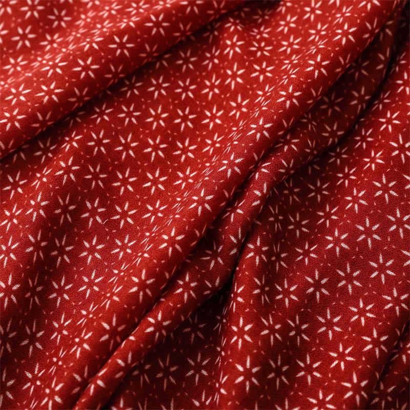 Retro Bohemian Ethnic Cotton Linen Scarf with Hexagram Tassels