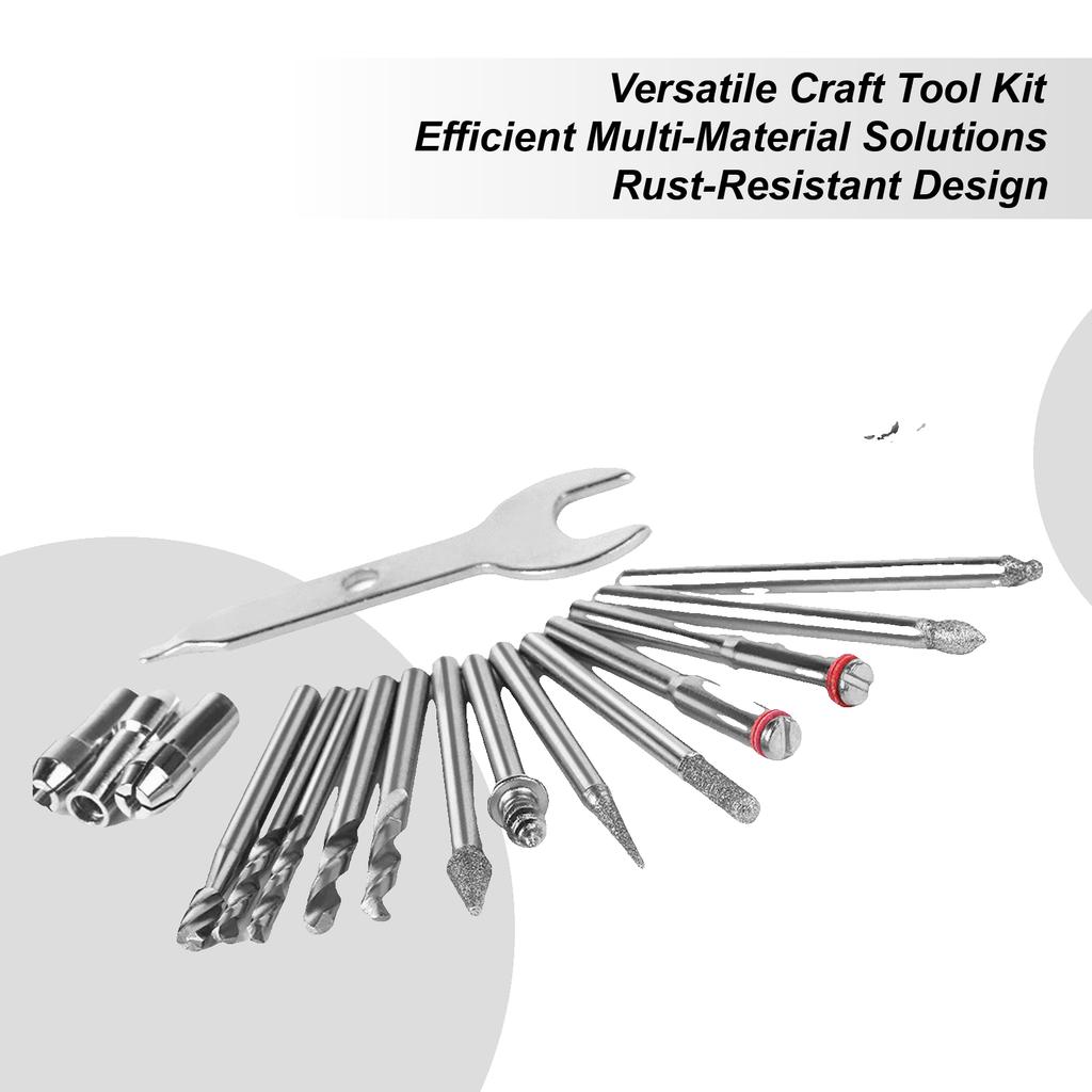 Rotary Tool Attachments 100-Pieces Multi-Purpose High Precision Rotary Tool Polishing Head For Cutting Grinding Sanding