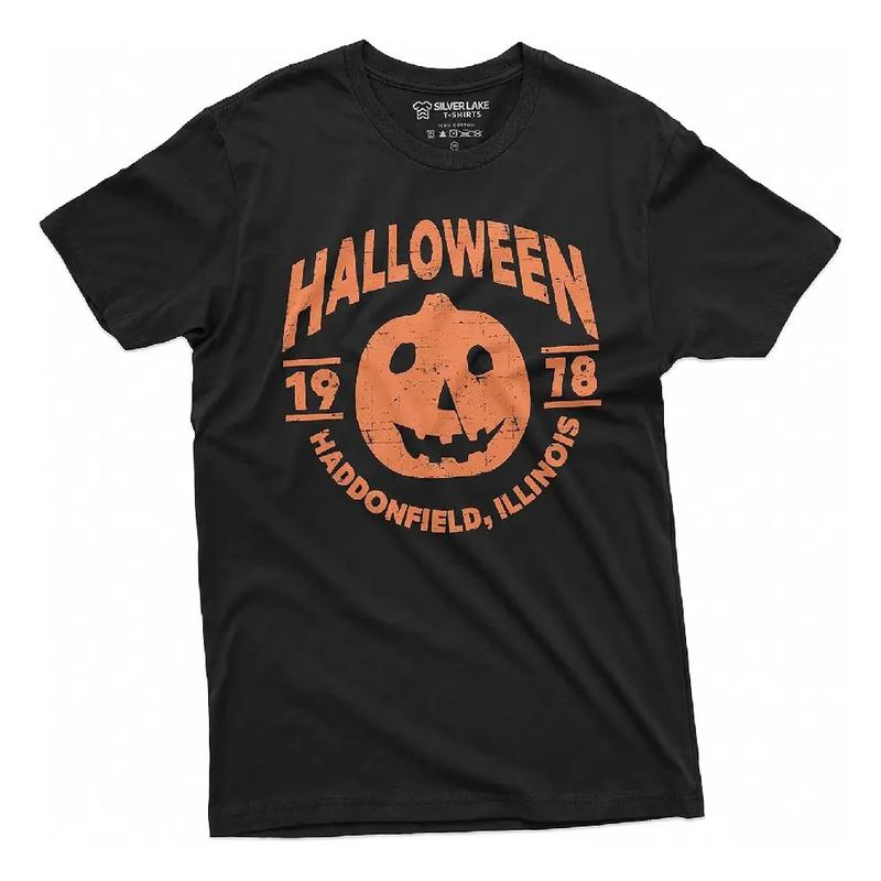 Camiseta Halloween Pumpkin Movie Popular Culture 1978 Haddon S разноцветный