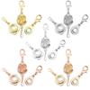 5pcs Portable Alloy Jewelry Clasps Delicate Rust-proof Bracelets Clasps Universal Jewelry Findings DIY Crafts