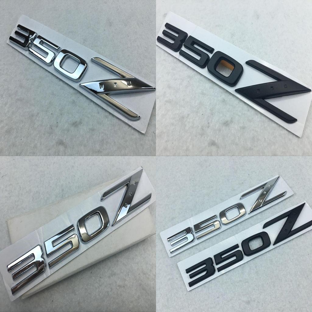 Neues Mattes Marken-Schwarz 350z Emblem Ersetzt OEM 350 Z Heckklappen-Emblem Kofferraum
