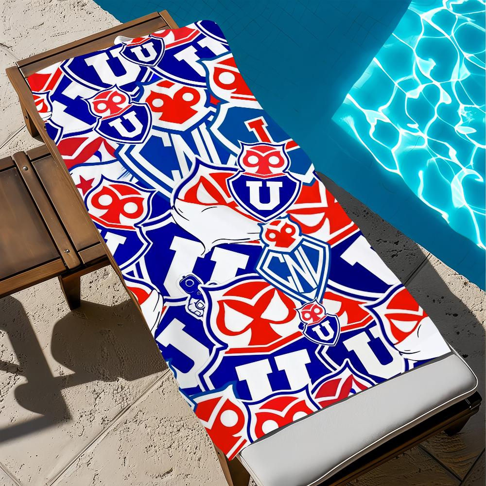 Mode art cool Club U-Universidad de C-Chile Serviette Plage Séchage Rapide Douce Serviettes Piscine Cadeau pour Voyage Salle de Sport Douche Camping sports