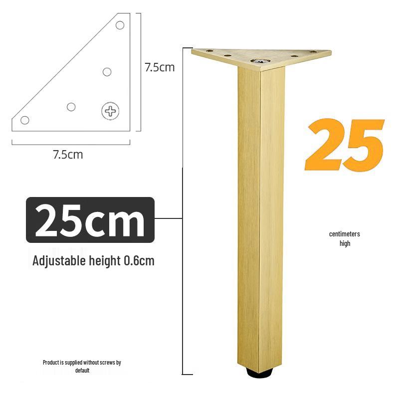Triangular Aluminum Alloy Adjustable Sofa and Cabinet Legs