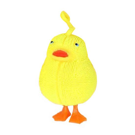 

Популярная светодиодная игрушка для снятия стресса TPR с милыми животными, желтая утка, сенсорная игрушка, детские принадлежности, цыпленок, хлюпает Duck