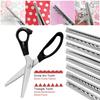 Tailor Scissors Pinking Shears Zig Zag Sewing Cut Serrated Lace Scissors Sewing Accessories Fabric Scissors DIY Sewing Tool