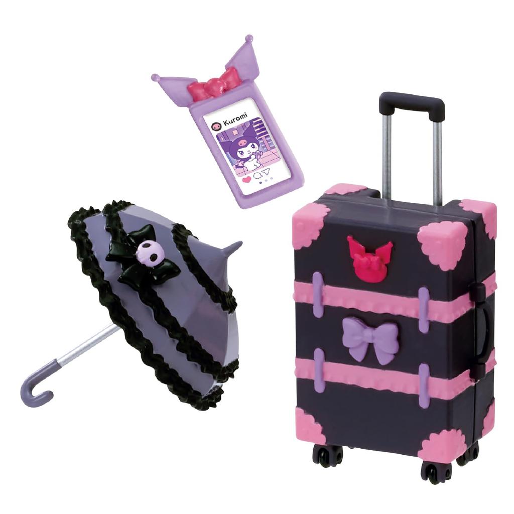 Rement Sanrio Gothic Room 1BOX Environ H115 x L70 x P50mm Fabriqué en PVC ABS de Kuromi,