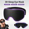 Sleep Mask 3D Breathable Blackout Soft Comfortable Eye Mask Adjustable Strap Unisex Eye Mask For Sleep Break Travel New 2026