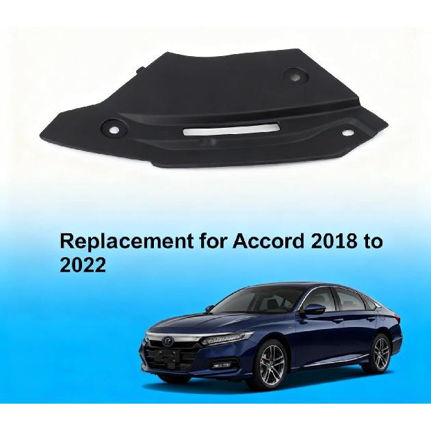 Front Grille Cover Protective Impact Resistant OEM Standard Plastic Precise Fit Lightweight for Accord 2018 to 2022 (71169 TVA A00 Front Left)