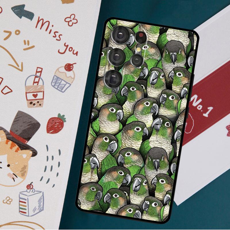 

Чехол с изображением попугая для Samsung Galaxy S23 S22 S21 Ultra S20 FE Note 20 Ultra S8 S9 S10 Note 10 Plus Galaxy S8