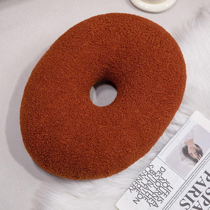 Nordic Style Cloud Donut Throw Pillow Plush Toy Ball Doll Home Sofa Pillow Cushion Doll