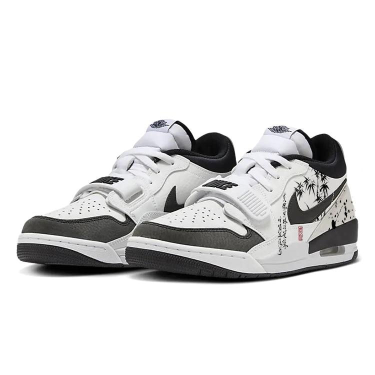 Jordan Legacy 312 Ink Wash Bamboo Grove Slip Resistant Abrasion Resistant Low top Vintage Basketball Shoes Men's HV1811-101(Team56-)