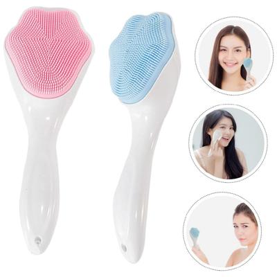 Silicone Manual Facial Deep Cleansing Brush - Cat Paw Face Scrubber for Makeup Removal, Blackhead, and Pore Exfoliating