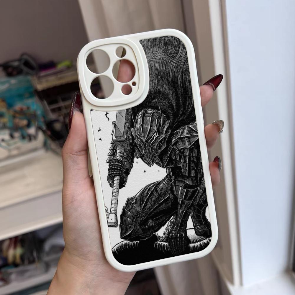 

Berserk Comics Cool Phone Case For Iphone 16 15 14 12 13 Pro Max 11 Mini Xs Puls Lambskin Silicone Cover iPhone14 Pro