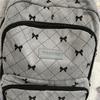 Three-Piece Bow Backpack Corduroy Backpack Student Schoolbag