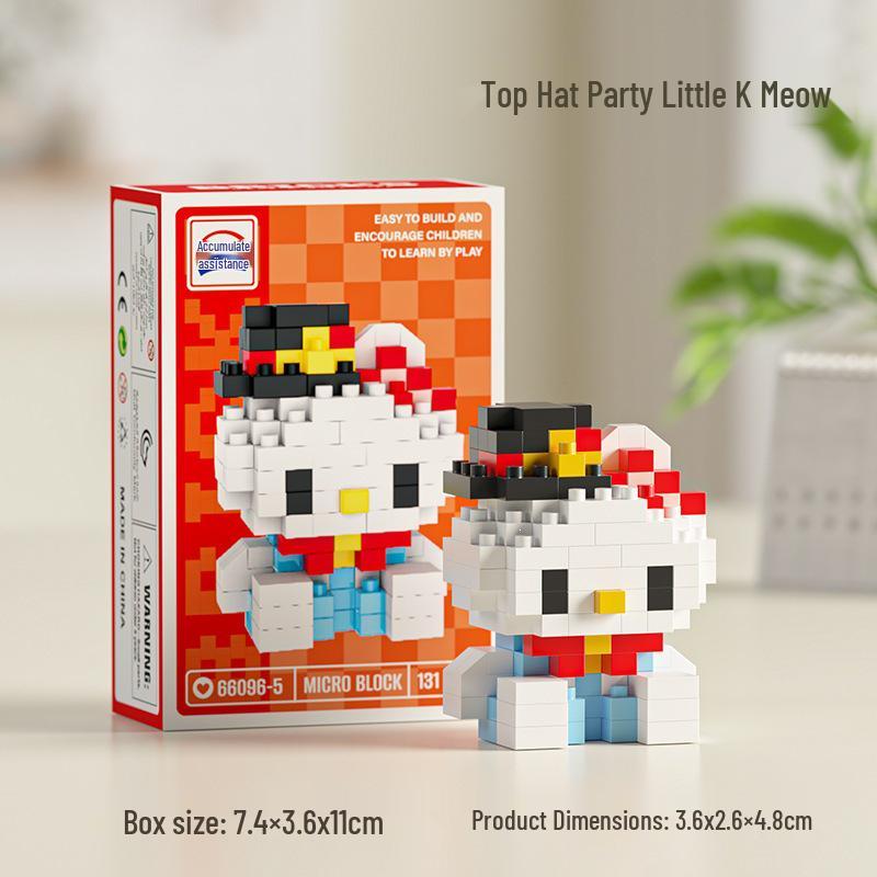 Hot-Selling Paradise Cartoon Figurine Building Blocks: Bestseller Model Ornaments Series for Kids