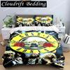 Guns N'roses Band Retro Bedding Sets Exquisite Bed Supplies Set Bed Comforter  Luxury Birthday Gift Duvet Cover Set