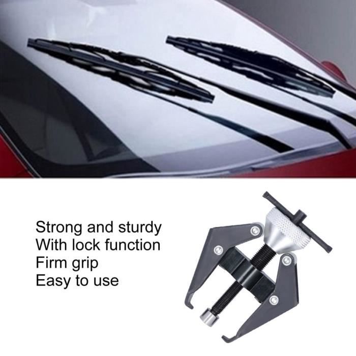 EJ.Life outil d'extraction Extracteur de bras d'essuie-glace Fonction de verrouillage en acier inoxydable Outil de réparation
