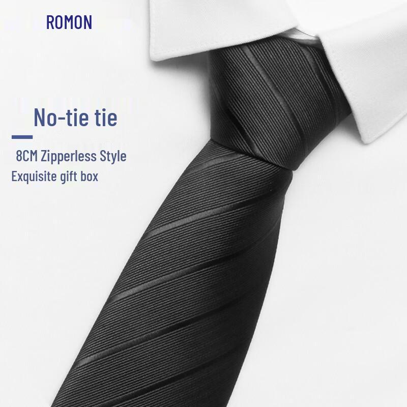 Romon Men s Pre-Tied Necktie