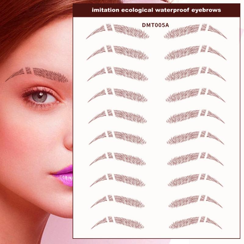 Eyebrow Sticker 6D Simulated Eyebrow Sticker Ecological Bionic Eyebrow Lazy Eyebrow Sticker Template Eyebrow Sticker Eyebrow Tattoo Sticker