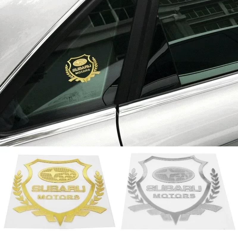 For Subaru WRX Forester XV Outback Impreza STI Legacy BRZ Tribeca Vinly Car Window Trunk Badge Sticker Styling Decal Accessories Y15