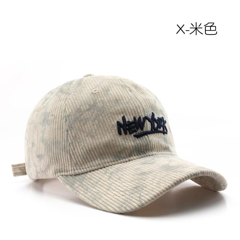 

Шляпа женская корейская версия ретро вельветовая кепка с вышитыми буквами для мужчин, для путешествий, солнцезащитная шляпа от солнца бежевый