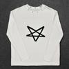 European and American Y2K Street Harajuku Gothic Design Cross Patch Long Sleeve T-shirt