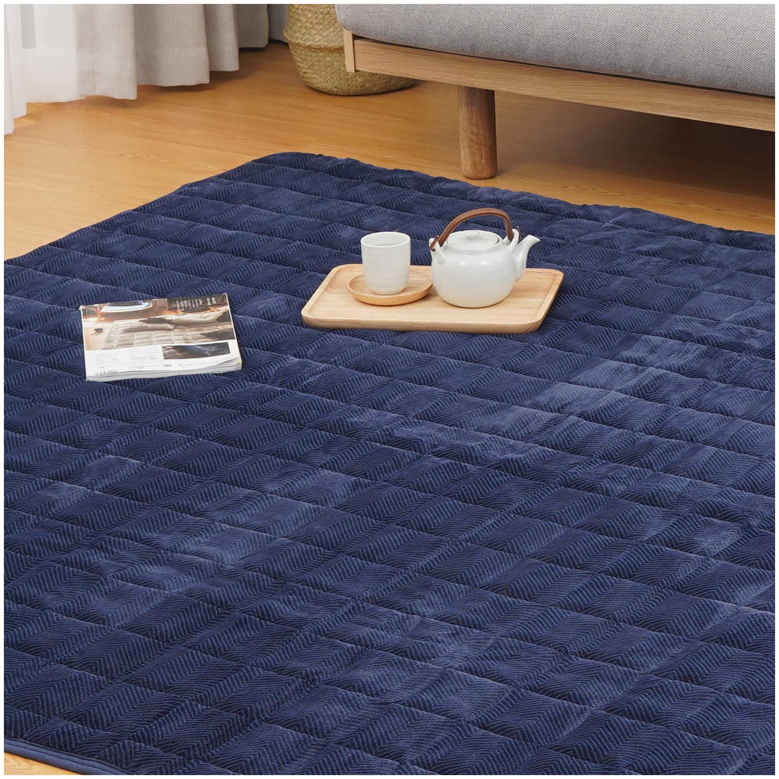 

Графен и Аэрогель Теплая Зима 185x235см 3 Татами Защищает от Холодного Воздуха от Тепла Туманная Елочка Стираное Стеганое Цветочное Совместимо с Подогревом