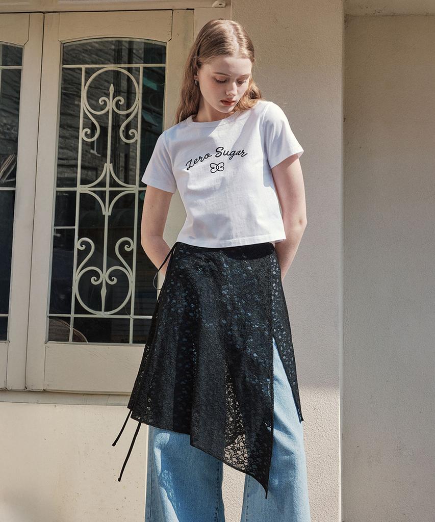 Zero Street [2 Colors] Lace Wrap Skirt