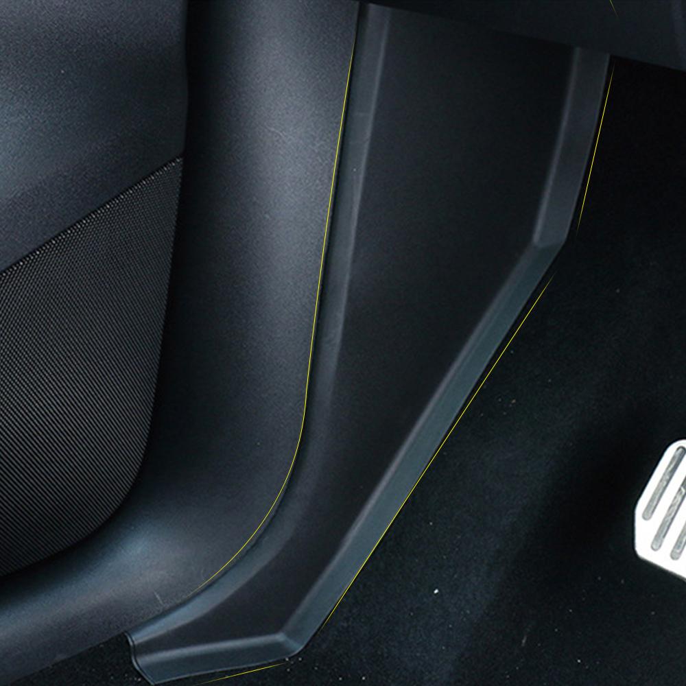 For Tesla Model Y 2023 Accessories Anti-Kick Protection Sticker Cover for Front Door Rest Pedal Side Guards Protector Decor Pad