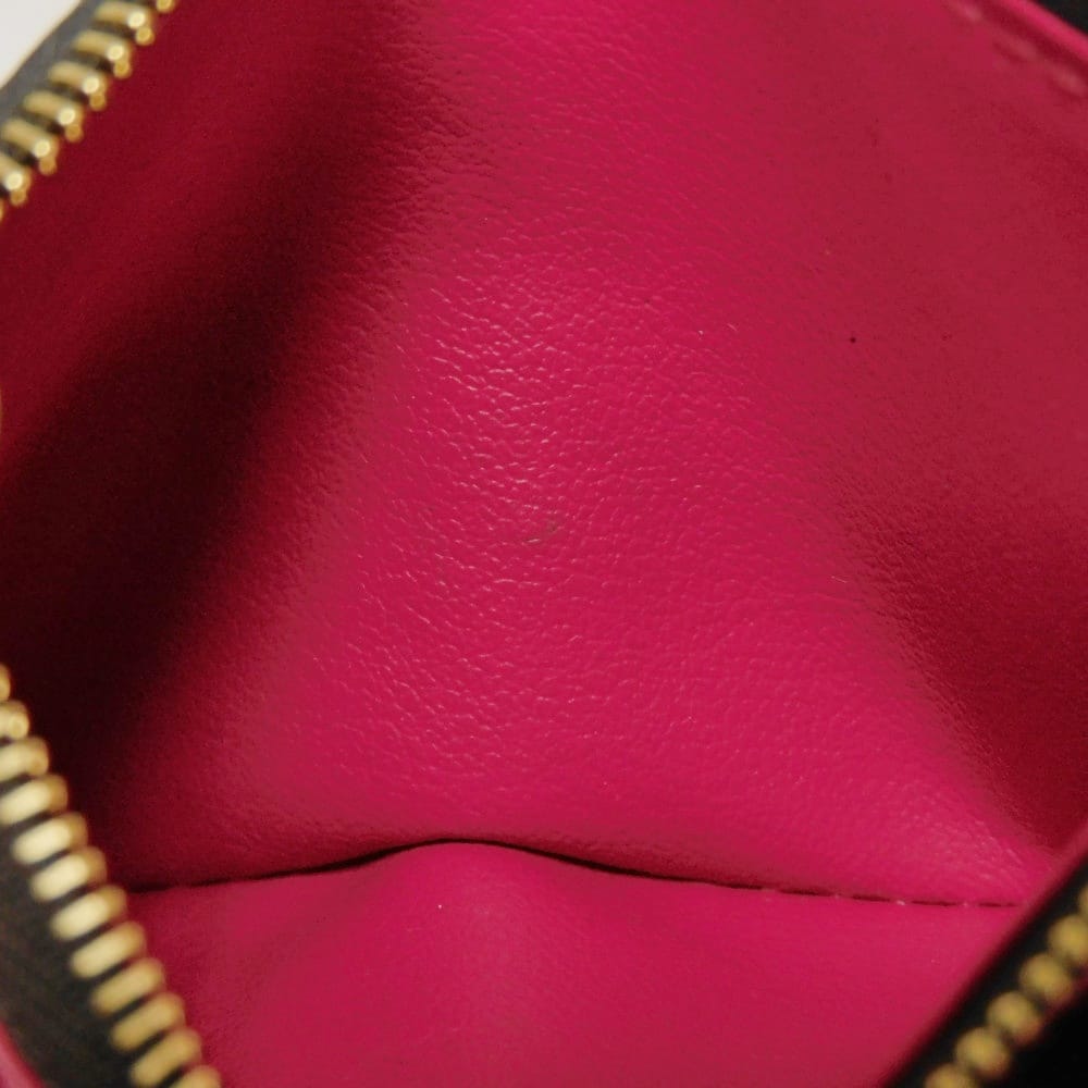 Used 12564 Porto Monnaie Rosalie M41939 7941 LV logo flower old model card case coin purse monogram fuchsia ladies from