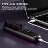Cordless Hair Straightener Negative Ions Hair Straightener Digital Display Hair Straightening Brush Anti-scald for Home Travel