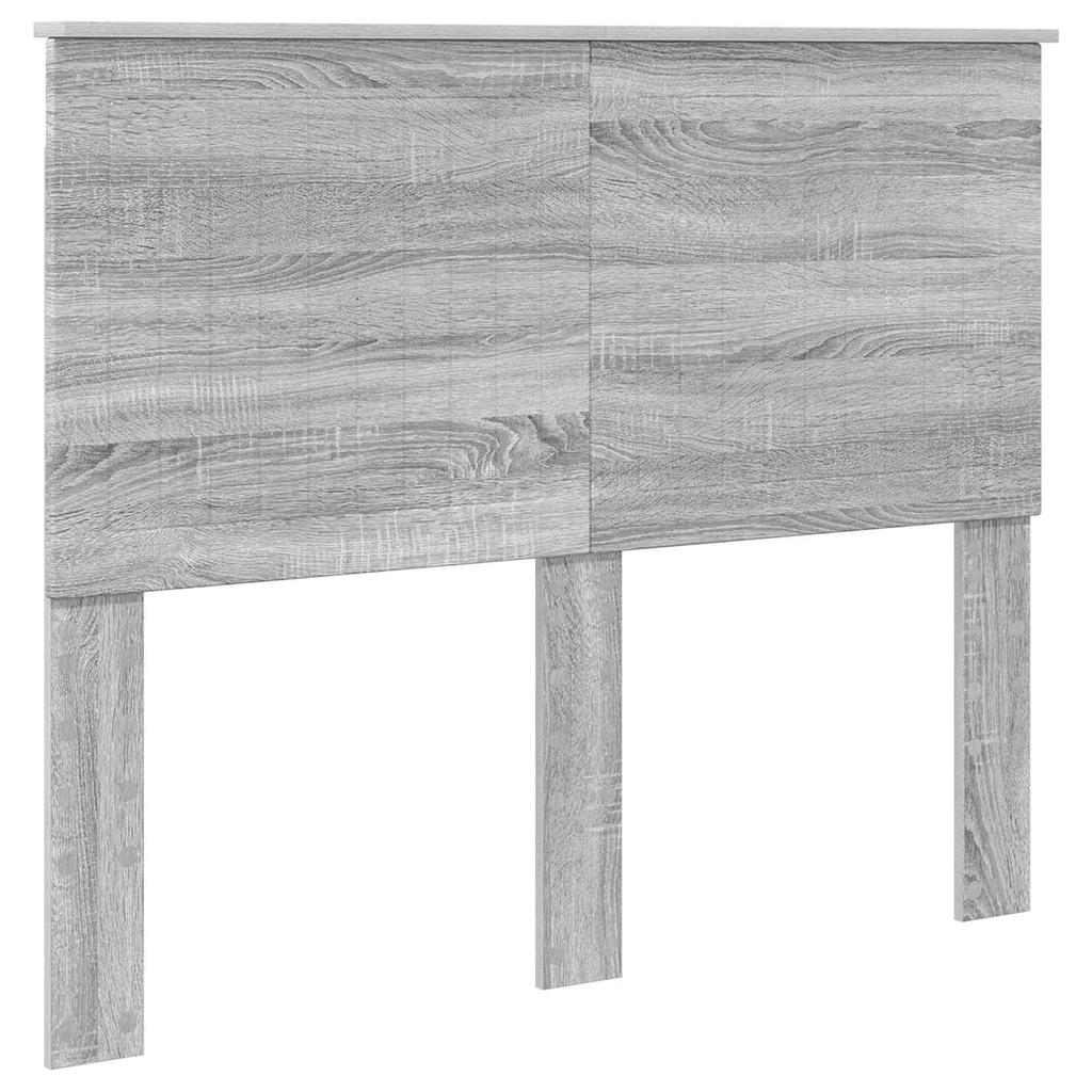 Bed Frame Grey Sonoma 120 x 200 cm Solid Pine Wood