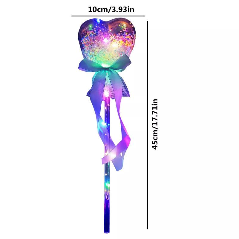 

Светодиодные светящиеся палочки Игрушка Рождественская елка Пентаграмма Принцесса Флэш-палочка Реквизит для вечеринки Love