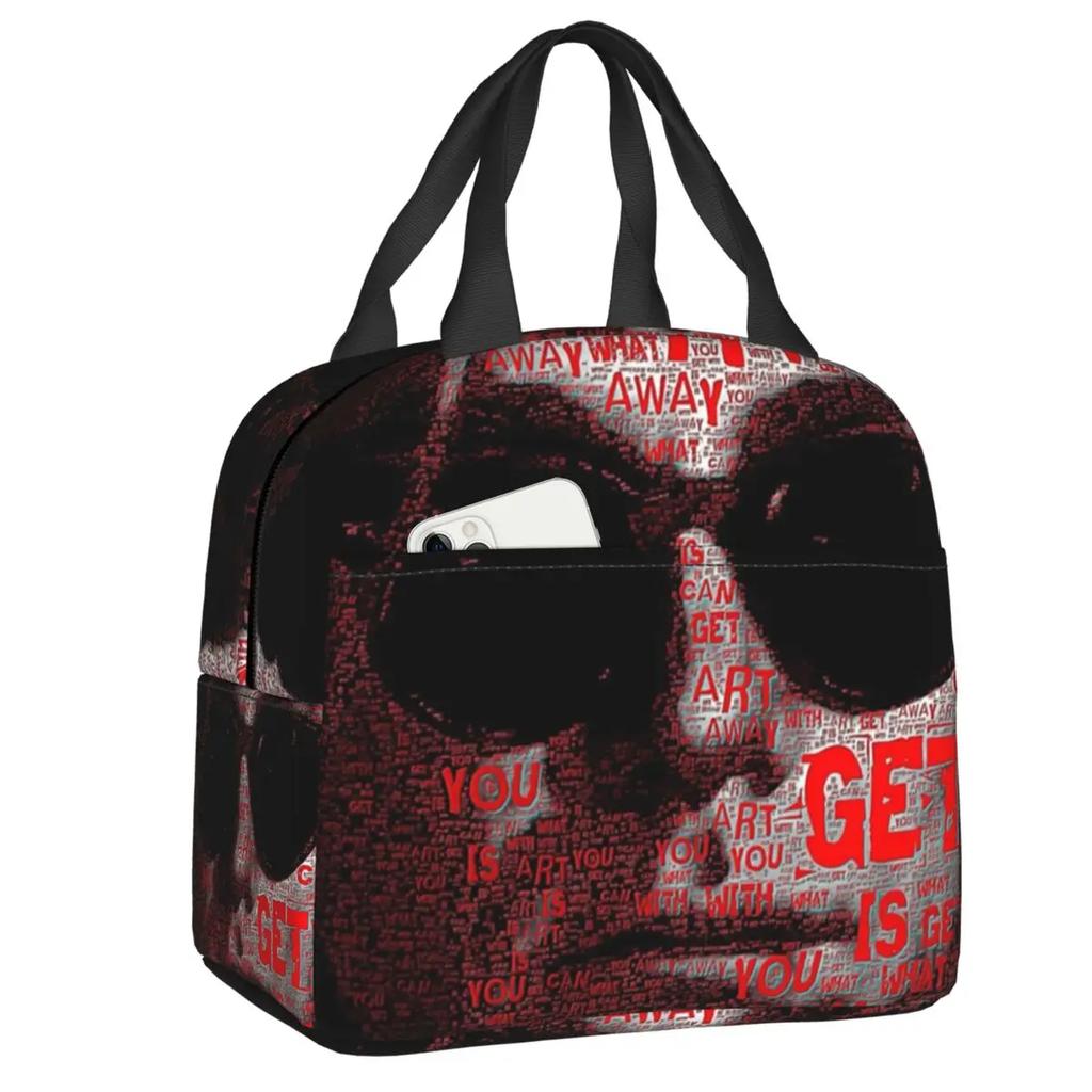 Bunte Katze Tragbare Lunchboxen für Frauen Wasserdicht Pop Art Kühltasche Thermisch Isoliert Lunchtasche lunchbag
