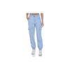 INKD Women's Cargo Pocket Jogger - High-Rise | 100% Cotton | Jeans for Women